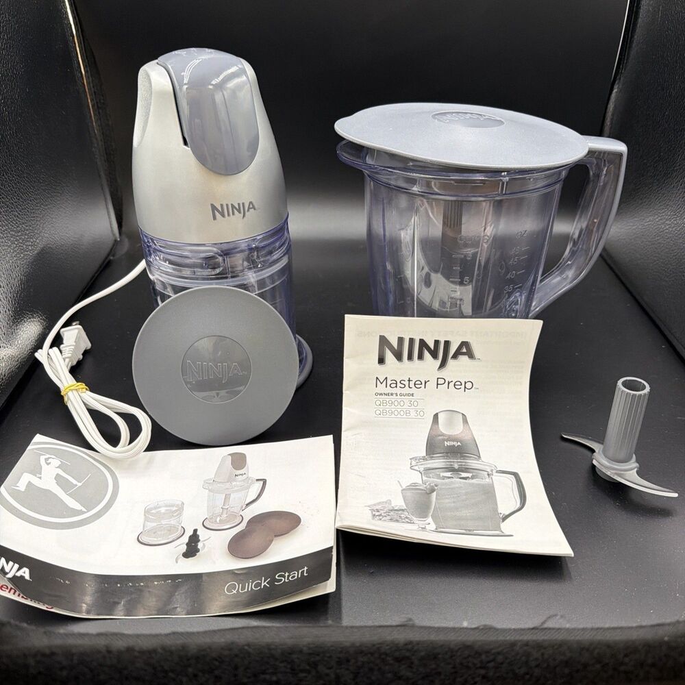 Ninja Master Prep Blender Food Processor 48oz. QB900B 400W. Excellent Condition!